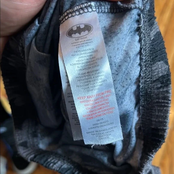 DC Batman super hero pajama set 7-8 yrs old - Picture 6 of 6